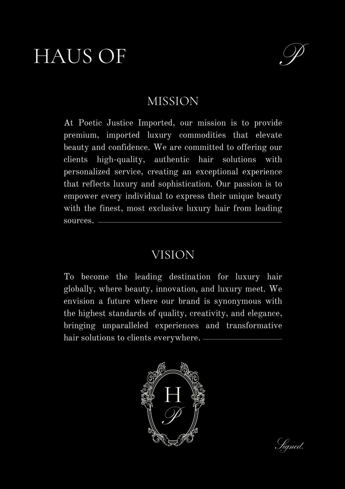 Our Mission